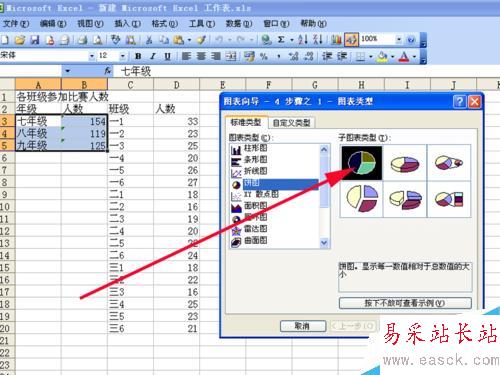 如何制作双层饼图