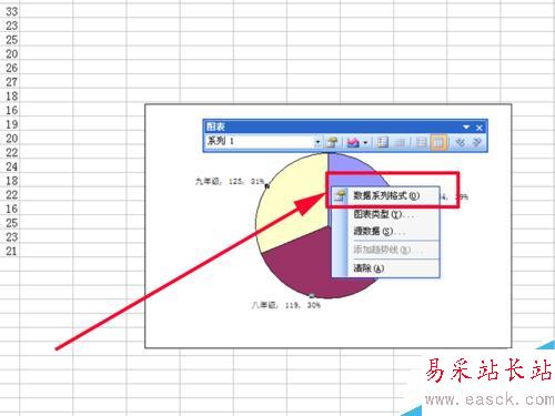 如何制作双层饼图