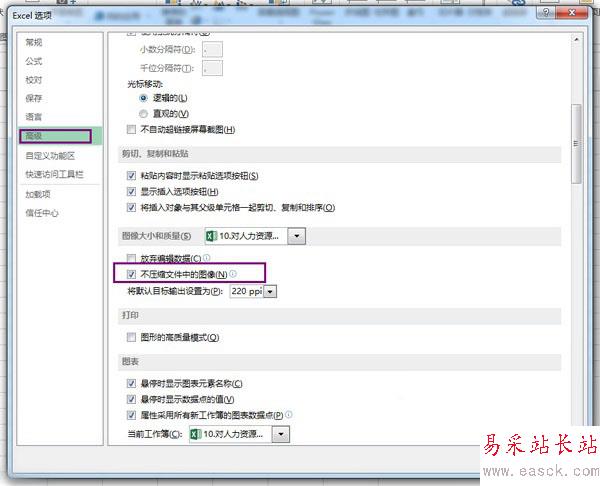 Excel2013如何取消图片自动压缩  Excel2013如何插入原图