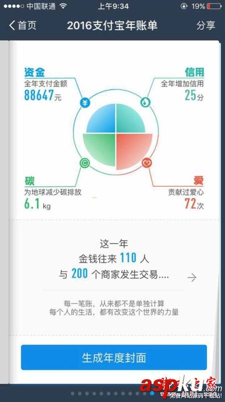 支付宝2016年度账单,2016支付宝账单怎么看