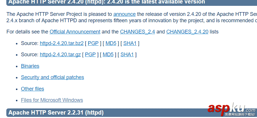 Apache2.4,VC9