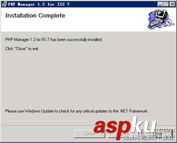 PHPManager,Windows2008R2,IIS,FastCGI