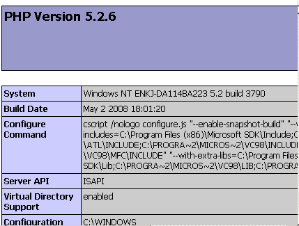 Windows2003系统iis搭建网站