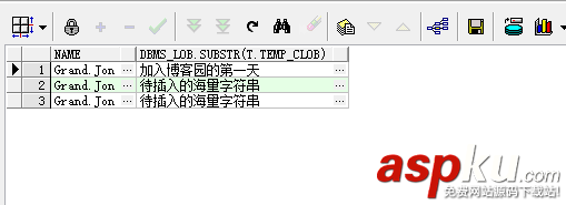 oracle,clob,大数据字段类型