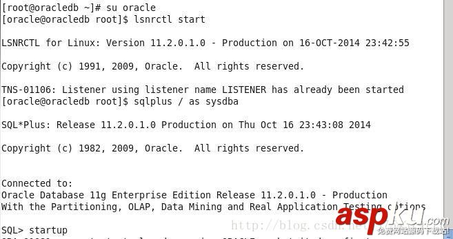 centos,Oracle11G,Oracle