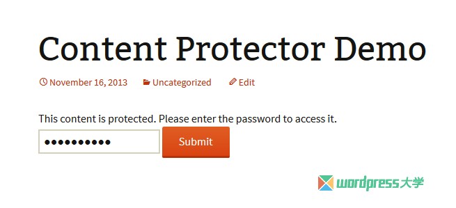 如何通过密码保护WordPress的内容