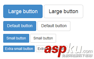 Bootstrap3.0学习笔记之按钮的样式