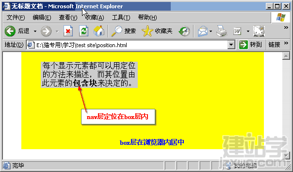 网页布局绝对定位(position)轻松简单