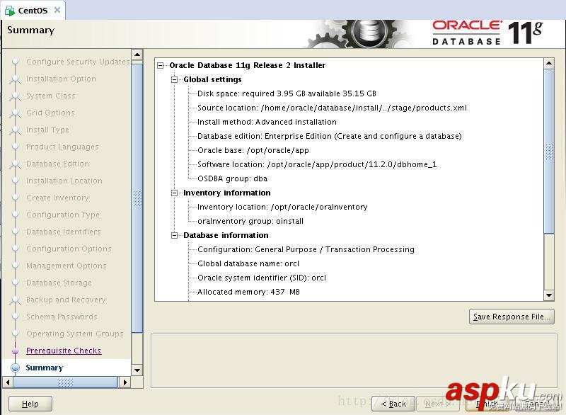 centos,Oracle11G,Oracle