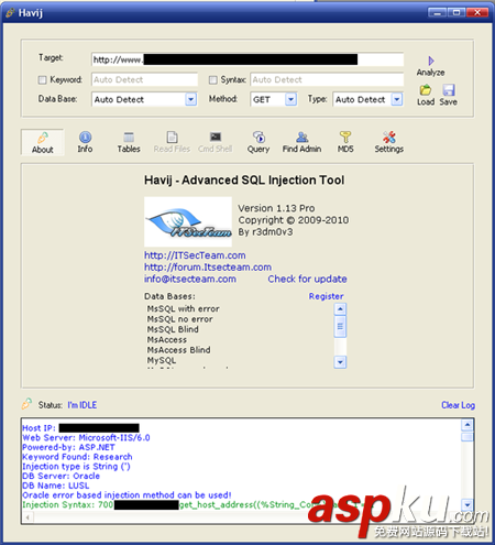 Sql,注入工具