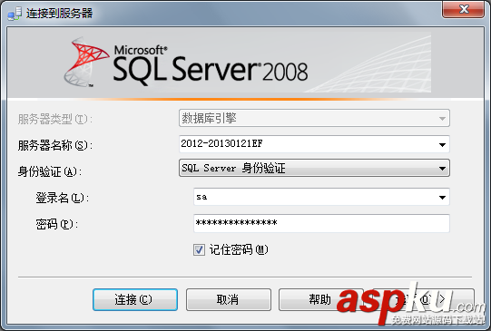 SQL Server 2008用'sa'登录失败，启用'sa'登录的解决办法