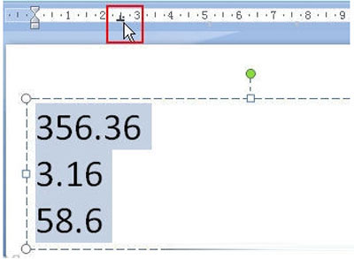 Powerpoint技巧分享：快速对齐小数点 