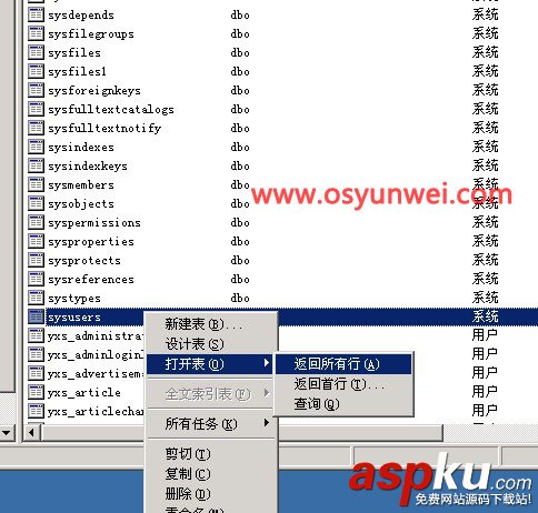 sqlserver,无法除去该用户