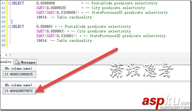 SQL Server,基数估计算法