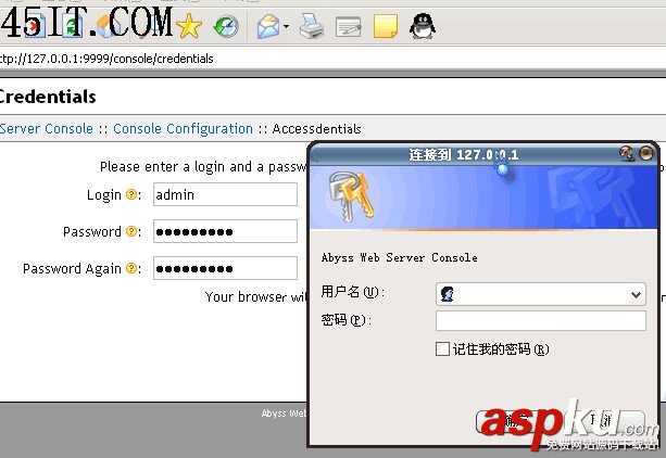 使用Abyss Web Server配置支持ASP/PHP/CGI