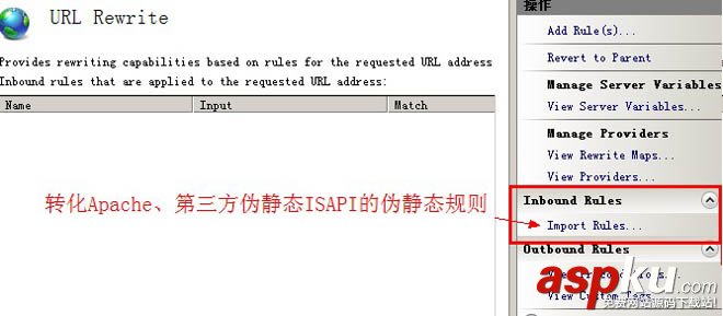 伪静态规则,httpd.ini,htaccess,web.config