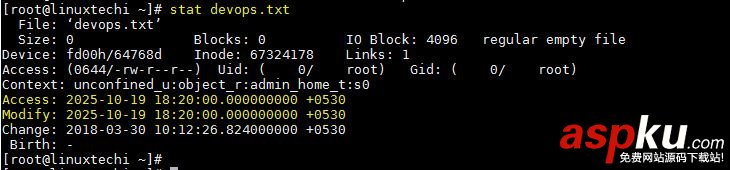 Linux,touch命令,touch,命令