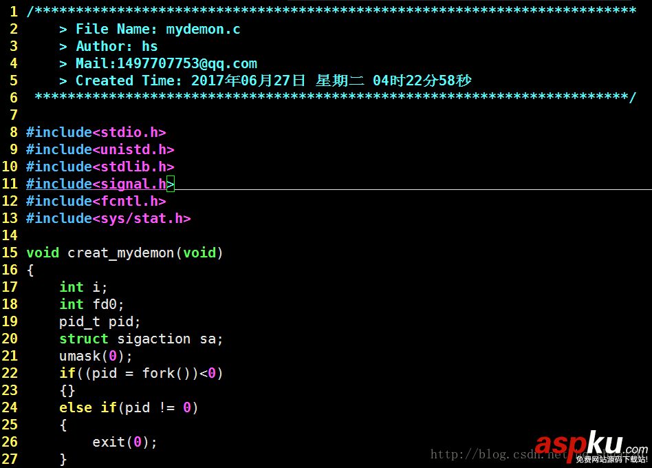 Linux,守护进程,守护进程的实例详解