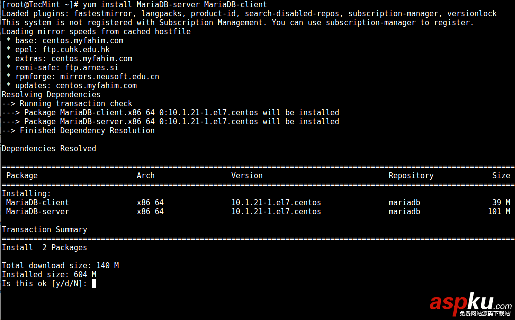 centos7安装mariadb10,centos7安装mariadb,centos,mariadb,配置