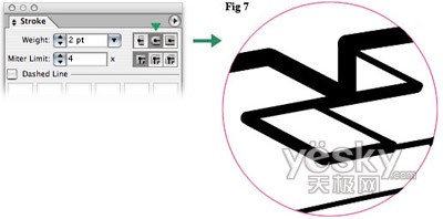 Illustrator中线条宽度与质量的精确控制_网页教学网Vevb.com转载