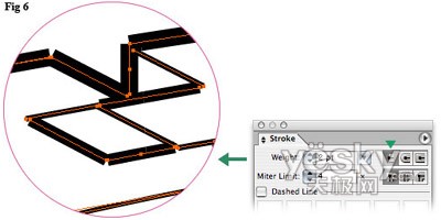 Illustrator中线条宽度与质量的精确控制_网页教学网Vevb.com转载