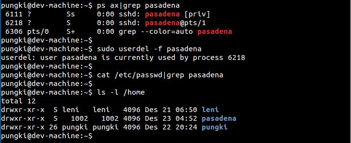 userdel,命令,删除,Linux用户