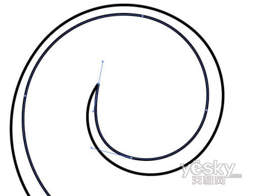 Illustrator巧绘矢量螺旋形状_网页教学网Vevb.com整理