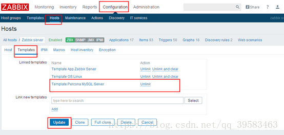 zabbix,percona,mysql