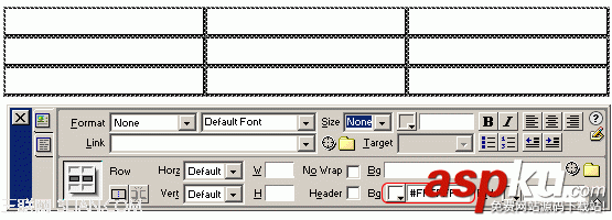 Dreamweaver精细化网页中表格的外观