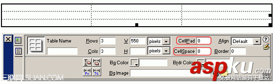 Dreamweaver精细化网页中表格的外观