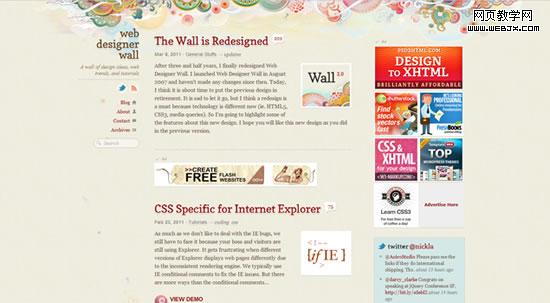 Web Designer Wall