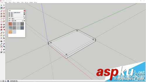 sketchup,相框