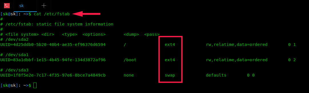 Linux,挂载,文件系统类型