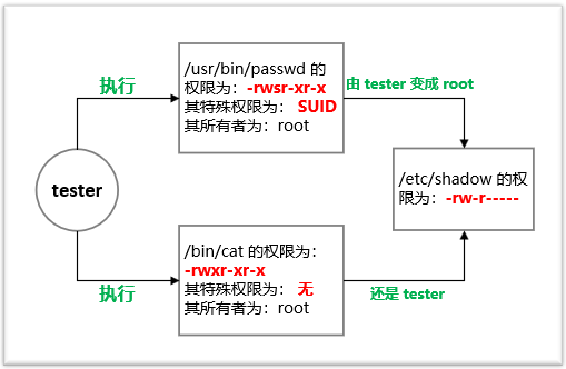 Linux,特殊权限,SUID,SGID,SBIT