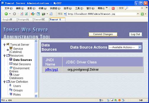 tomcat5和postgresql配置开发jsp