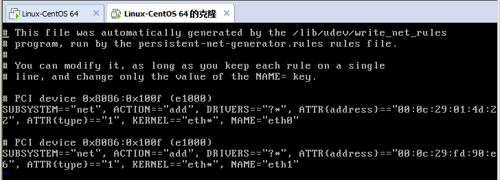 虚拟机,克隆,linux,centos6.5,网卡配置