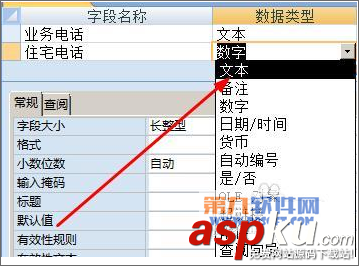 Access教程 如何在修改字段的数据格式