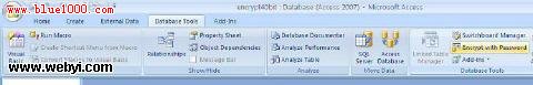 在Access 2007中保护Access密码和进行加密