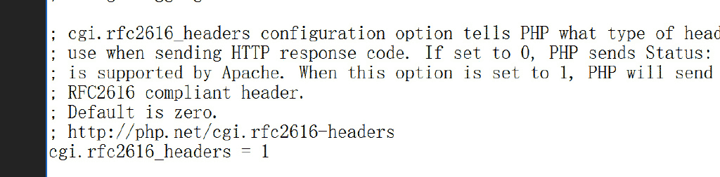 以CGI模式运行PHP