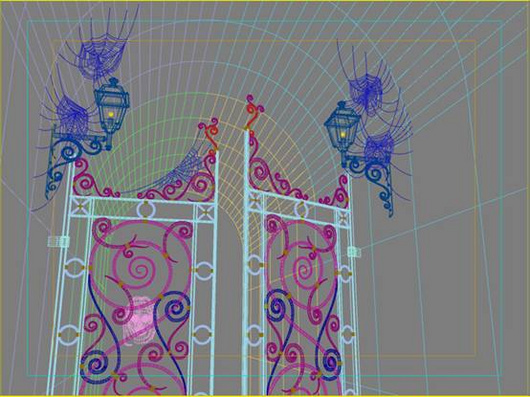 如何利用3dmax打造神秘的闹鬼通道