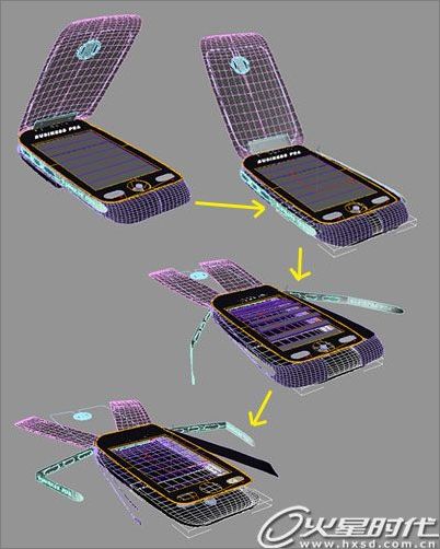 3ds max打造手机变形金刚动画教程