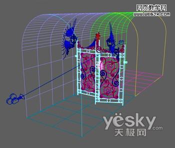 3dmax打造神秘的闹鬼通道详细教程