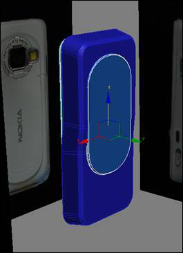 3dsmax教程:诺基亚n73建模过程