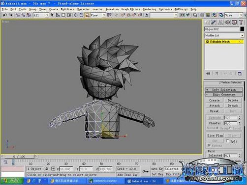 3dsmax实例教程:打造q版忍者角色_网页设计VeVb.com转载