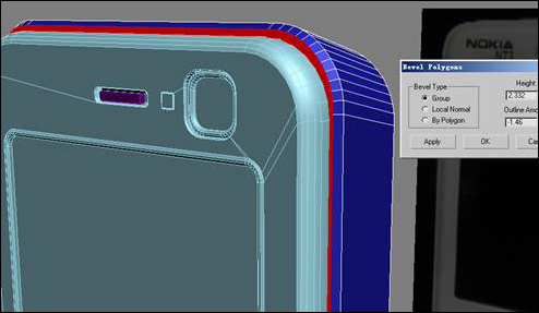 3dsmax教程:诺基亚n73建模过程