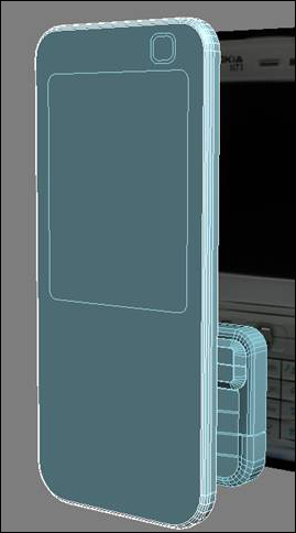 3dsmax教程:诺基亚n73建模过程