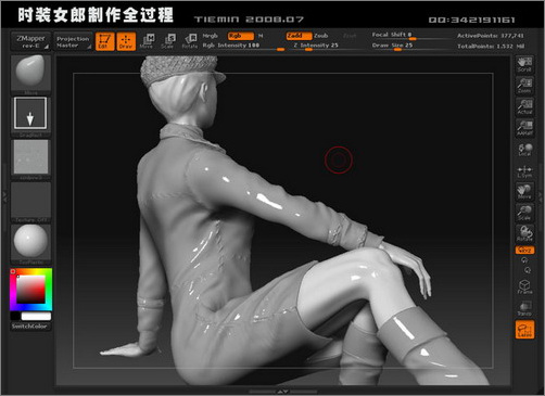 3dsmax人物建模:打造3d版时装女郎