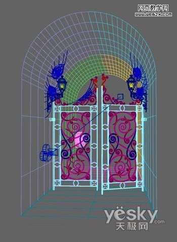 3dmax打造神秘的闹鬼通道详细教程