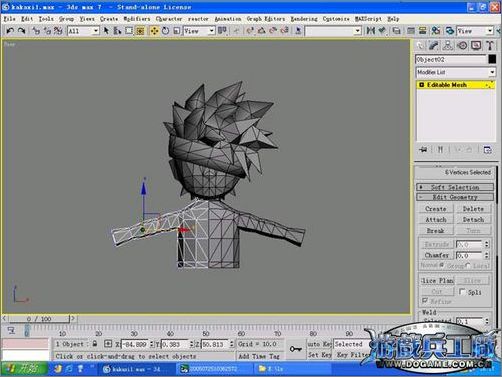 3dsmax实例教程:打造q版忍者角色_网页设计VeVb.com转载