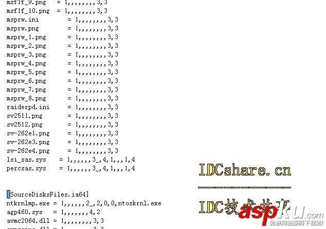 win2003,自动安装盘,硬件驱动,txtsetup.sif